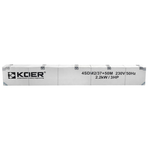 Центробежный насос для скважины Koer 4SDM 2/37 + пульт (KP2632)