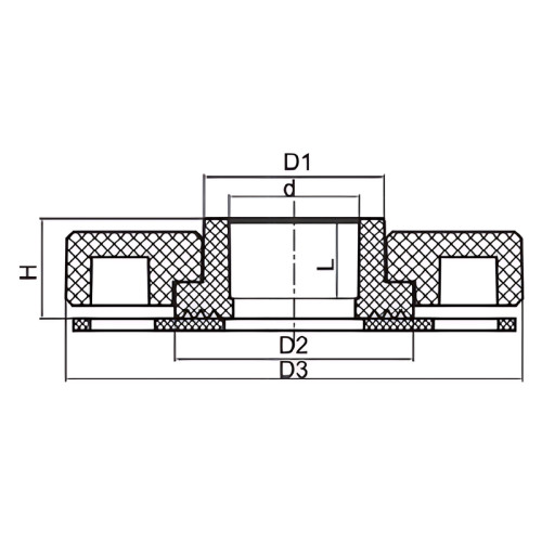 Фланцевий комплект KOER K0287.PRO - 50 PPR (фланець + бурт) (KP3247)