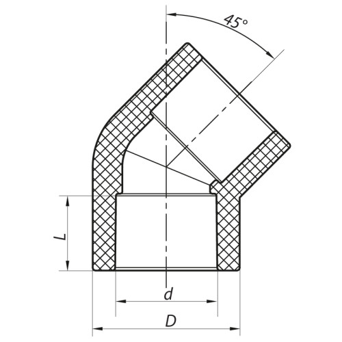 Кут 45 Koer K0013.PRO – 20 PPR (KP3389)