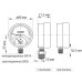 Термо-манометр радиальный (KOER KM.821R) (0-10 bar), D 80мм, 1/4''-1/2'' (KR0215)
