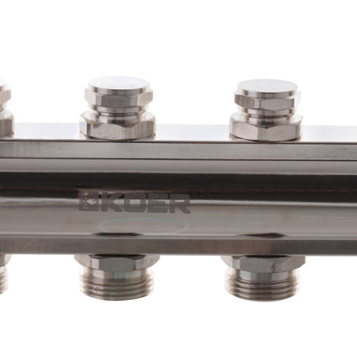 Коллекторный блок с термостатич. клапанами Koer KR.1100-04 1”x4 ways (KR2630)