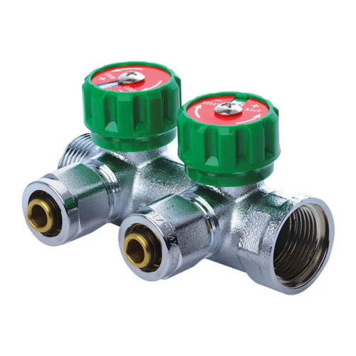 Колектор вентильний з фітингом Koer KR.1121-2 3/4”x2 ways (KR2650)