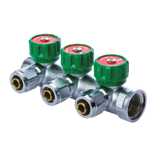 Колектор вентильний з фітингом Koer KR.1121-3 3/4”x3 ways (KR2651)