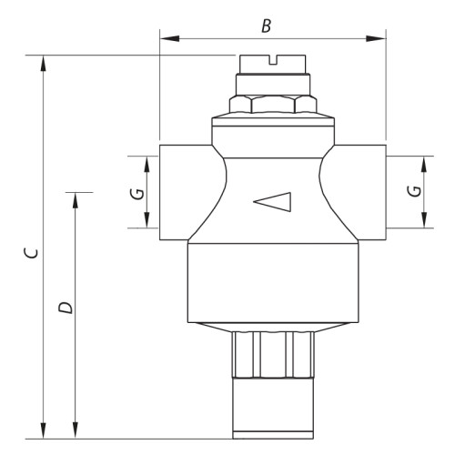 Редуктор тиску Koer KR.1251 1/2” (KR2660)