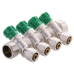 Колектор вентильний з фітингом Koer KR.1124-4 1”x4 ways (KR2834)