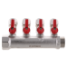 Коллектор теплого пола Koer KR.1126-4 1”x4 ways (KR2840)