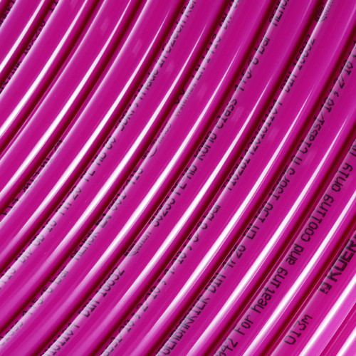 Труба для теплої підлоги з кисневим бар'єром Koer PEX-B EVOH 16*2,0 (pink) (400 м) (KR2852)