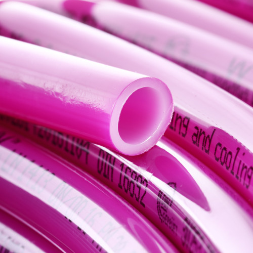 Труба для теплої підлоги з кисневим бар'єром Koer PEX-B EVOH 16*2,0 (pink) (400 м) (KR2852)