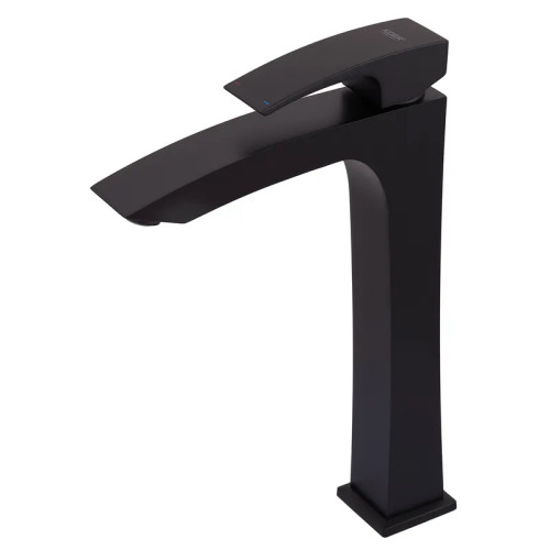 Смеситель для умывальника высокий KOER KB-11007-05 (Цвет черный) (KR3441)