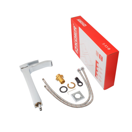 Смеситель для умывальника высокий KOER KB-13007-01 (Цвет хром) (KR3444)