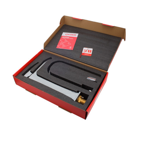 Смеситель для умывальника высокий KOER KB-13007-01 (Цвет хром) (KR3444)