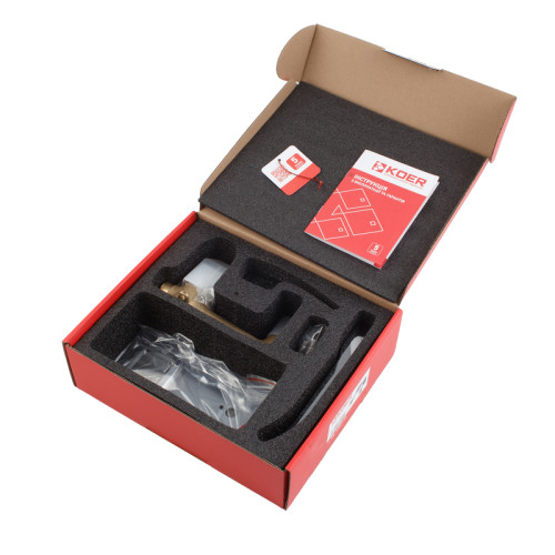 Змішувач для умивальника вбудований KOER KB-16007-01 (Колір хром) (KR3450)