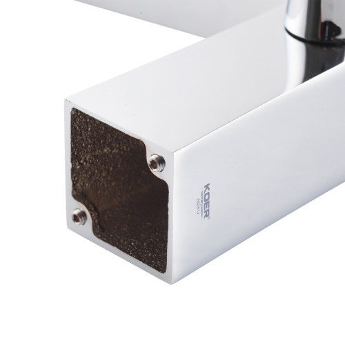 Смеситель на борт ванны KOER KB-43007-01, 3 отверстия (Цвет хром) (KR3452)