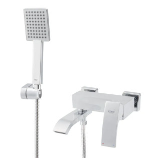 Змішувач для ванни з коротким зливом KOER KB-41007-01 (Колір хром) (KR3454)