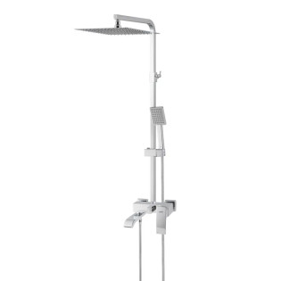 Душова колона із змішувачем KOER KB-56007-01, 3 функції (Колір хром) (KR3460)