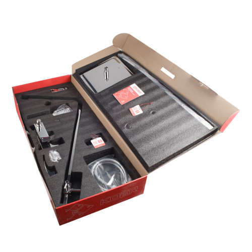 Душова колона із змішувачем KOER KB-56007-01, 3 функції (Колір хром) (KR3460)