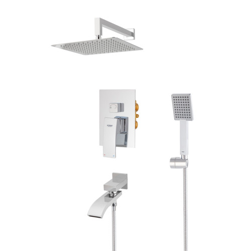 Душова система вбудована KOER KB-66007-01, 3 функції (Колір хром) (KR3464)
