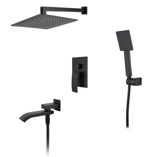 Душова система вбудована KOER KB-66007-05, 3 функції (Колір чорний) (KR3465)