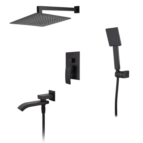 Душова система вбудована KOER KB-66007-05, 3 функції (Колір чорний) (KR3465)