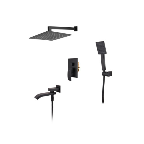 Душова система вбудована KOER KB-66007-05, 3 функції (Колір чорний) (KR3465)