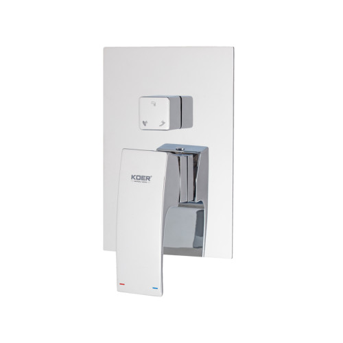 Душова система вбудована водоспад KOER KB-68007-01, 3 функції (Колір хром) (KR3466)