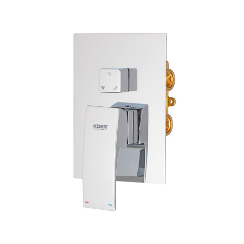 Душова система вбудована водоспад KOER KB-68007-01, 3 функції (Колір хром) (KR3466)