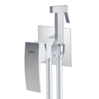 Змішувач для гігієнічного душу KOER KB-23007-01 (Колір хром) (KR3468)