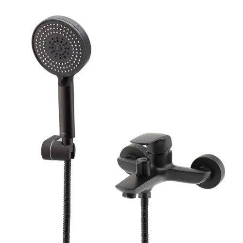 Смеситель для ванны с коротким изливом KOER KB-40008-05 (Цвет черный) (KR3473)