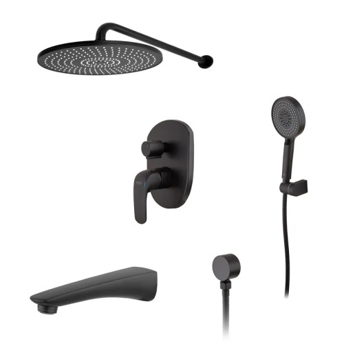 Душова система вбудована KOER KB-64008-05, 3 функції (Колір чорний) (KR3477)
