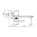 Змішувач для ванни з коротким зливом KOER KB-41010-01 (Колір хром) (KR3484)