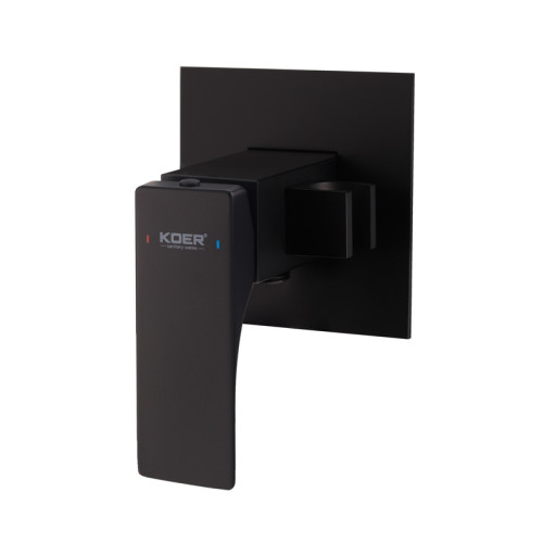 Смеситель для гигиенического душа встроенный KOER KB-23010-05 (Цвет черный) (KR3497)