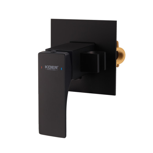 Смеситель для гигиенического душа встроенный KOER KB-23010-05 (Цвет черный) (KR3497)