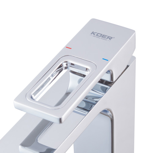 Змішувач для умивальника високий KOER KB-11009-01 (Колір хром) (KR3500)
