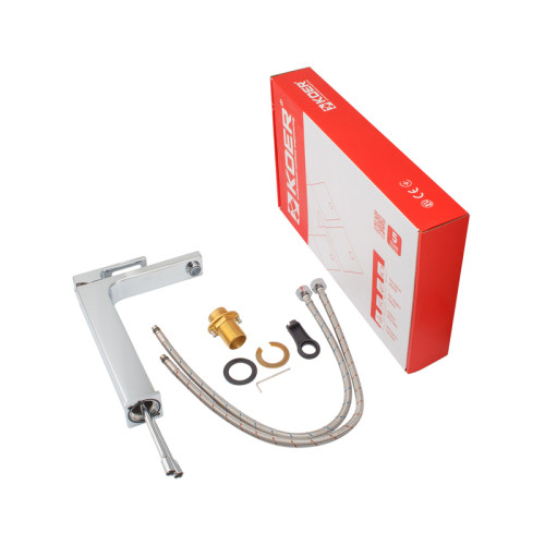 Змішувач для умивальника високий KOER KB-11009-01 (Колір хром) (KR3500)