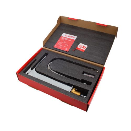 Змішувач для умивальника високий KOER KB-11009-01 (Колір хром) (KR3500)
