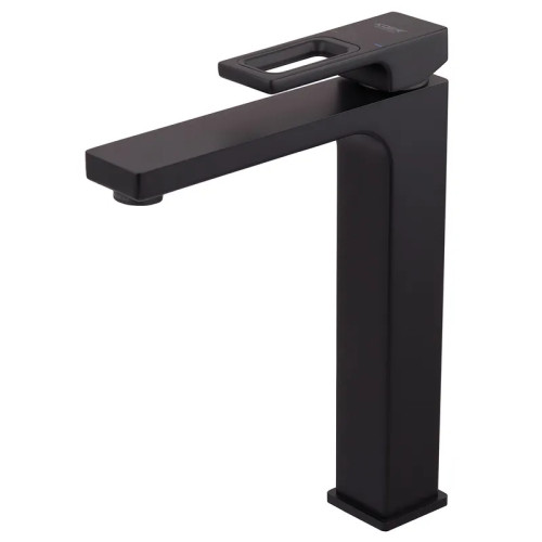 Змішувач для умивальника високий KOER KB-11009-05 (Колір чорний) (KR3501)