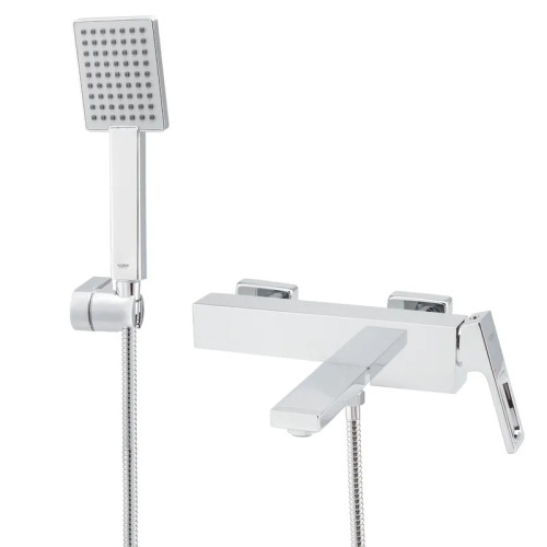 Змішувач для ванни з коротким зливом KOER KB-41009-01 (Колір хром) (KR3502)