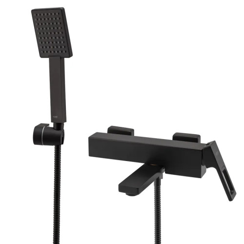 Змішувач для ванни з коротким зливом KOER KB-41009-05 (Колір чорний) (KR3503)