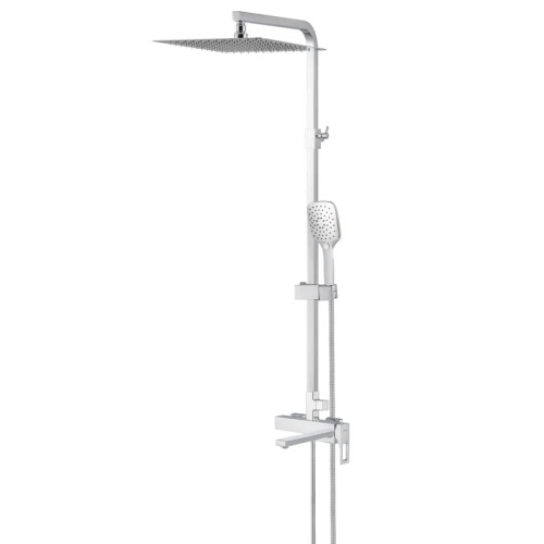 Душова колона із змішувачем KOER KB-56009-01, 3 функції (Колір хром) (KR3506)