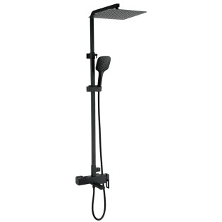 Душова колона із змішувачем KOER KB-56009-05, 3 функції (Колір чорний) (KR3507)