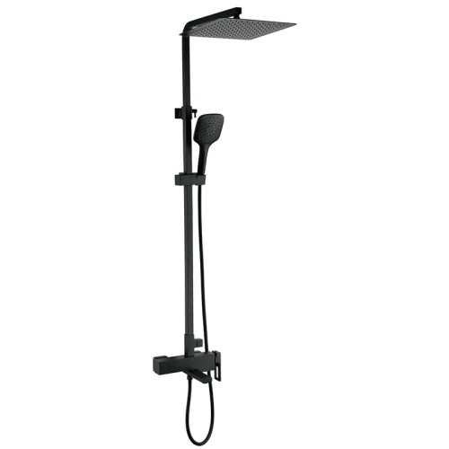 Душова колона із змішувачем KOER KB-56009-05, 3 функції (Колір чорний) (KR3507)