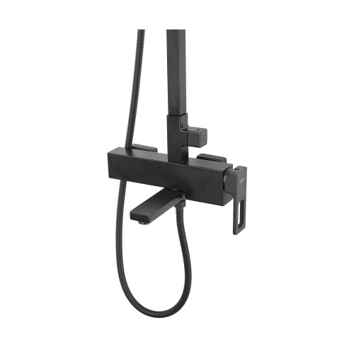 Душова колона із змішувачем KOER KB-56009-05, 3 функції (Колір чорний) (KR3507)