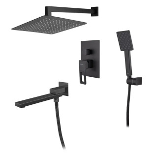 Душова система вбудована KOER KB-66009-05, 3 функції (Колір чорний) (KR3509)