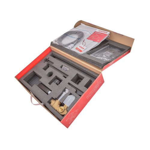 Душевая система встроенная KOER KB-66009-05, 3 функции (Цвет черный) (KR3509)