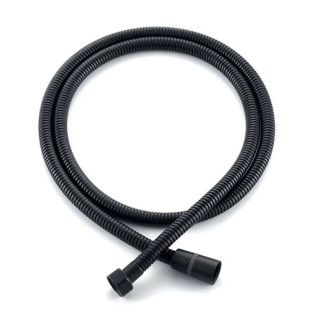 Шланг для душу KOER KB-0801-150-05 BLACK, обплетення нержавіюча сталь 150 см (Колір чорний) (KR4804)