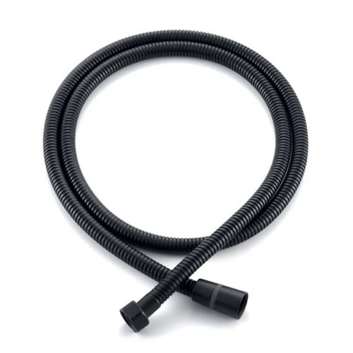 Шланг для душу KOER KB-0801-150-05 BLACK, обплетення нержавіюча сталь 150 см (Колір чорний) (KR4804)
