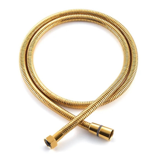 Шланг для душу KOER KB-0801-150-10 GOLD, обплетення нержавіюча сталь 150 см (Колір золото) (KR4806)