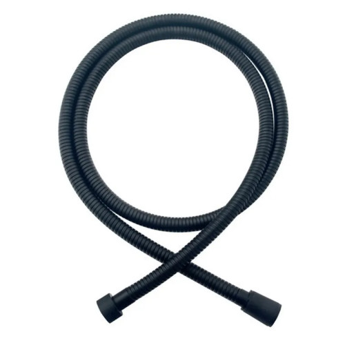 Шланг для душу KOER KB-0802-150-05 BLACK, обплетення нержавіюча сталь 150 см (Колір чорний) (KR4841)