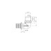 Кутник перехідний з НР Koer KA.L06M-20 - 20(2.8mm) x 1/2