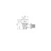 Кутник перехідний настінний з ВР Koer KA.LW06F-16 - 16(2.2mm) x 1/2
